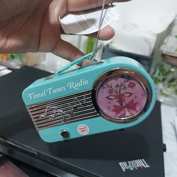 Tinsel times Radio NOT WORKING Ornament ONLY - Picture 3 of 9